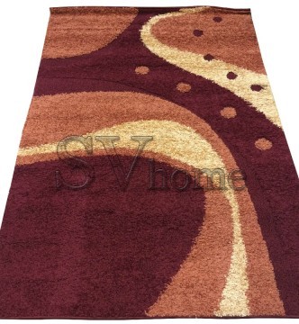 Високоворсний килим Shaggy Loop 7641A CHERRY - высокое качество по лучшей цене в Украине.